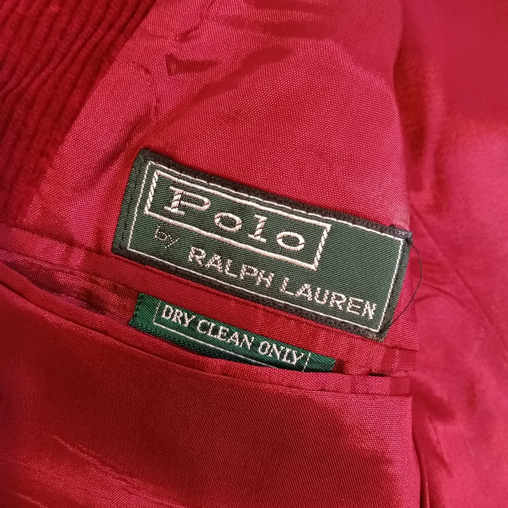 Vintage Polo Ralph Lauren Boys Single Breasted Corduroy Blazer Sport Coat